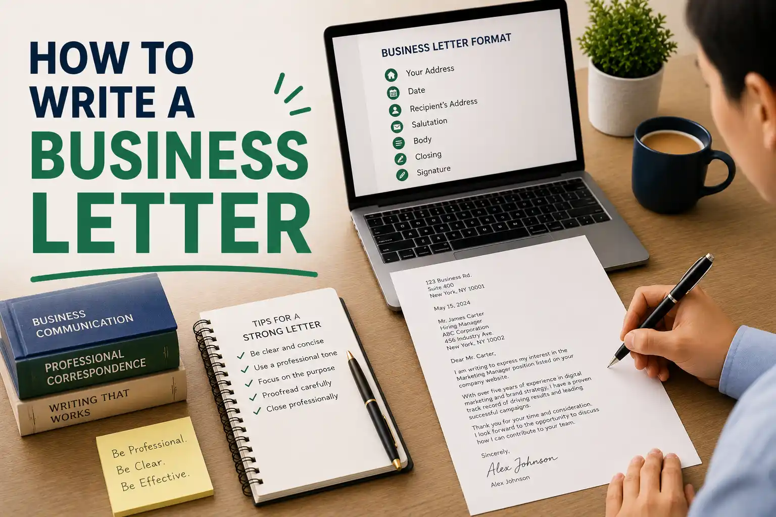 How to write a business letter guide
