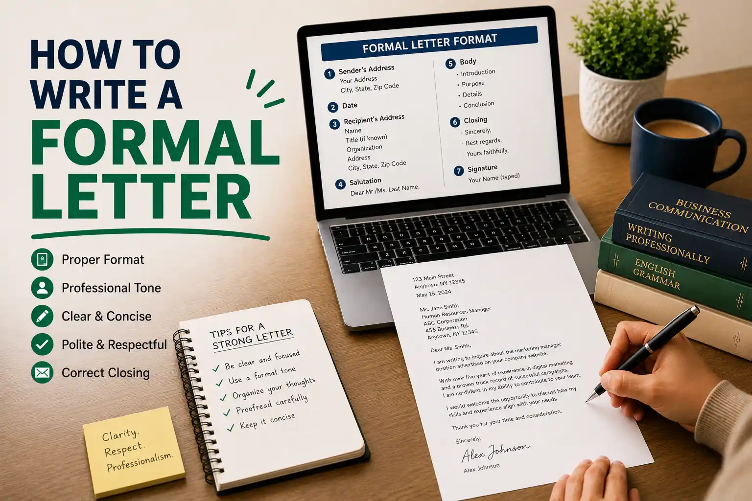How to write a formal letter guide