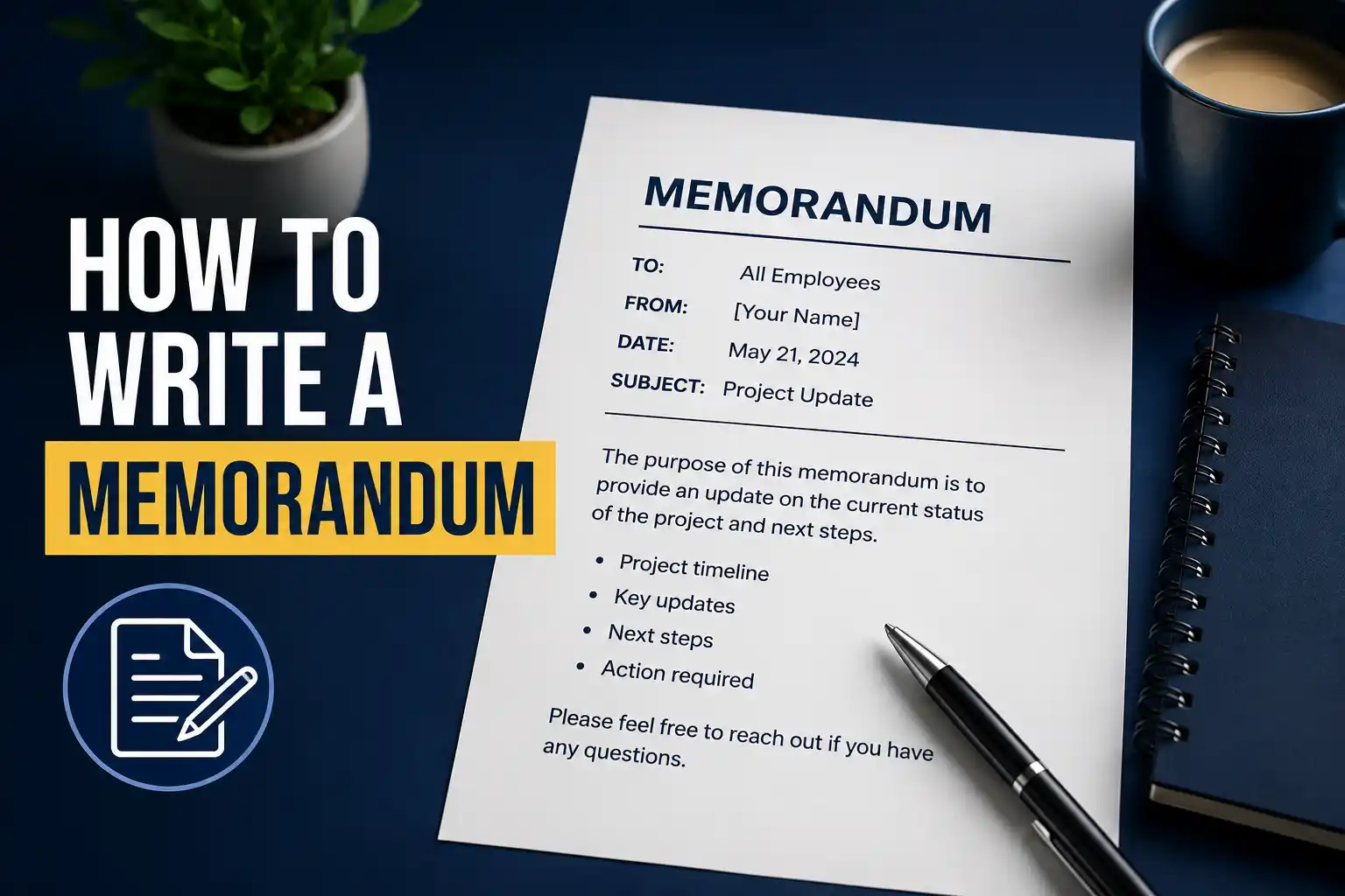 How to write a memorandum guide