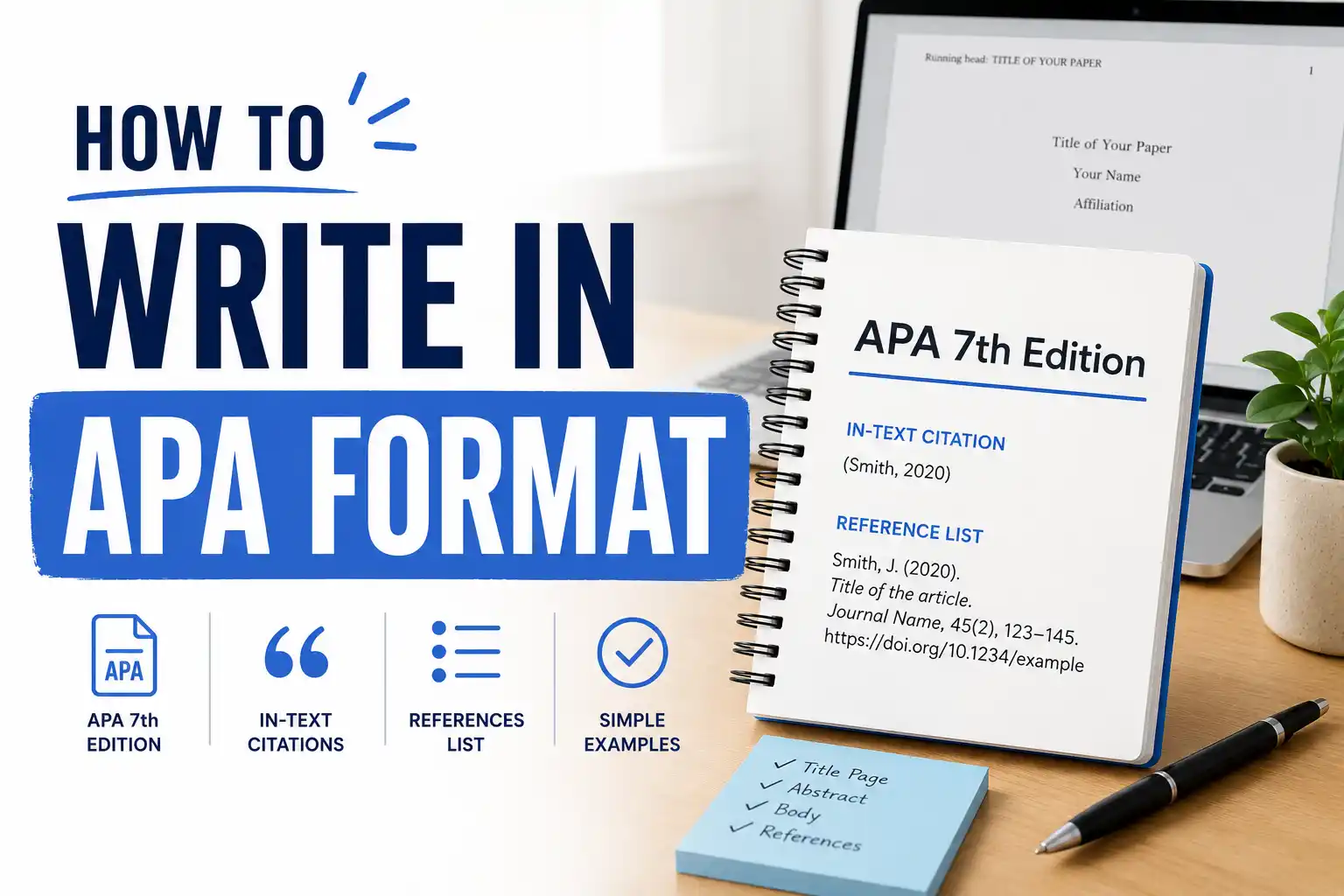 How to write in APA format guide